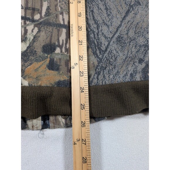 Vtg LL Bean Mossy Oak Breakup Leaf Camo Jacket Zip Sz M Hunting Camouflage - Picture 7 of 7